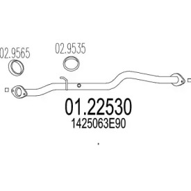 Трубка MTS 01.22530