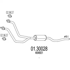 Амортизатор MTS 01.30028