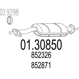 Амортизатор MTS 01.30850