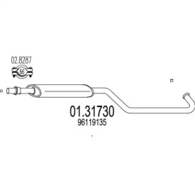 Амортизатор MTS 01.31730