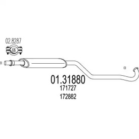 Амортизатор MTS 01.31880