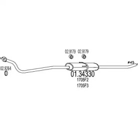 Амортизатор MTS 01.34330