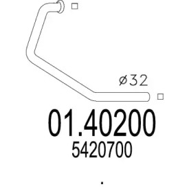 Трубка MTS 01.40200