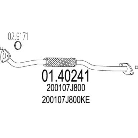 Трубка MTS 01.40241