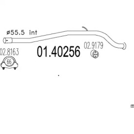 Трубка MTS 01.40256