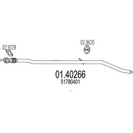 Трубка MTS 01.40266