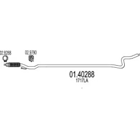 Трубка MTS 01.40288