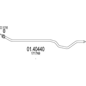 Трубка MTS 01.40440