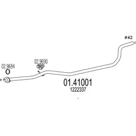 Трубка MTS 01.41001