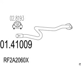 Трубка MTS 01.41009