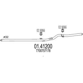 Трубка MTS 01.41200