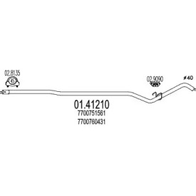 Трубка MTS 01.41210