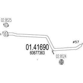 Трубка MTS 01.41690