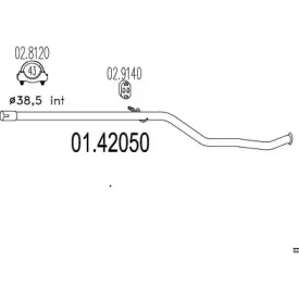 Трубка MTS 01.42050