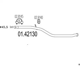 Трубка MTS 01.42130
