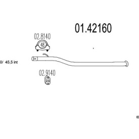 Трубка MTS 01.42160