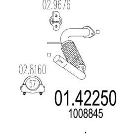 Трубка MTS 01.42250