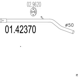 Трубка MTS 01.42370