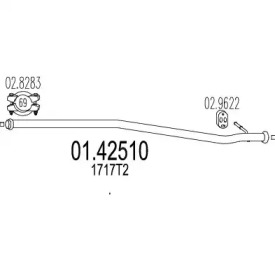 Трубка MTS 01.42510