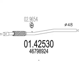 Трубка MTS 01.42530