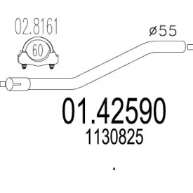 Трубка MTS 01.42590