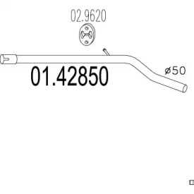 Трубка MTS 01.42850