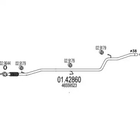 Трубка MTS 01.42860