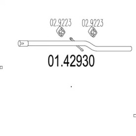 Трубка MTS 01.42930