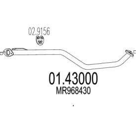 Трубка MTS 01.43000