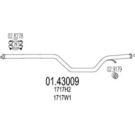 Трубка MTS 01.43009