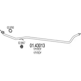 Трубка MTS 01.43013