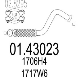 Трубка MTS 01.43023