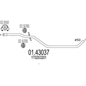 Трубка MTS 01.43037