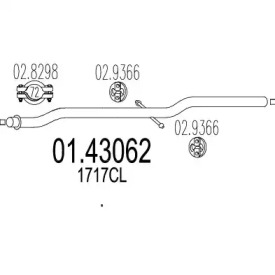 Трубка MTS 01.43062