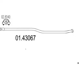 Трубка MTS 01.43067