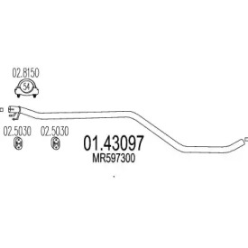 Трубка MTS 01.43097