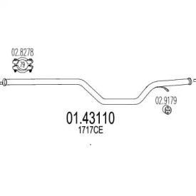 Трубка MTS 01.43110