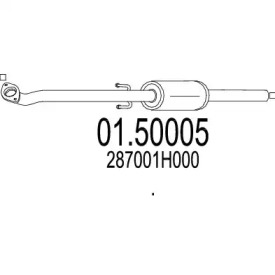 Амортизатор MTS 01.50005