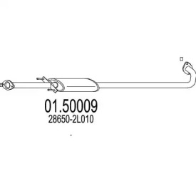 Амортизатор MTS 01.50009