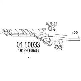 Амортизатор MTS 01.50033