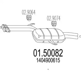 Амортизатор MTS 01.50082