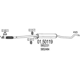 Амортизатор MTS 01.50119