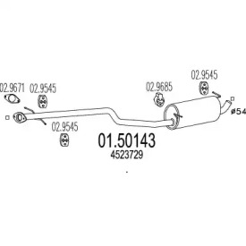 Амортизатор MTS 01.50143