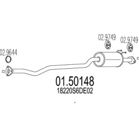 Амортизатор MTS 01.50148