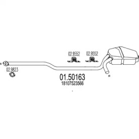 Амортизатор MTS 01.50163