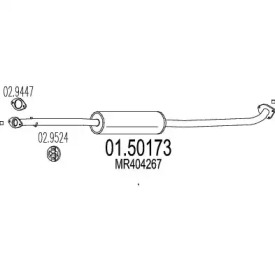 Амортизатор MTS 01.50173