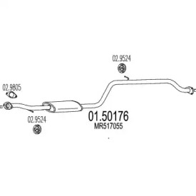 Амортизатор MTS 01.50176