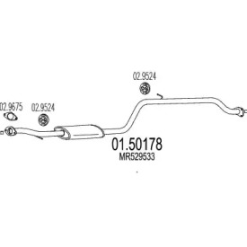 Амортизатор MTS 01.50178