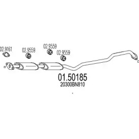 Амортизатор MTS 01.50185