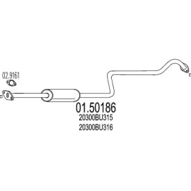 Амортизатор MTS 01.50186